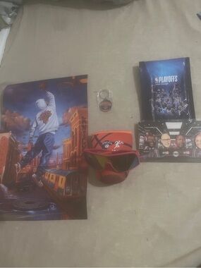 Knicks NY 2026 Bundle Shades Cupholder Poster Keychain Pin New York Limited